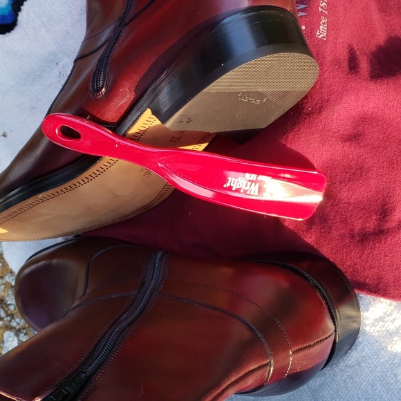 E.T. WRIGHT "PRESIDENT" Ankle Boots Italian Leather Mens sz. 9.5 NWT NIB - Picture 11 of 14